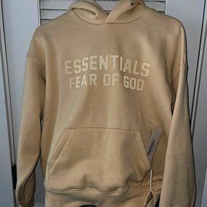 ESSENTIALS Fear Of God Sand Hoodie - NEW